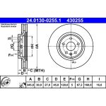 Bremsscheibe | 24.0130-0255.1