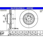 Bremsscheibe | 24.0132-0162.2