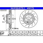 Bremsscheibe | 24.0132-0175.1