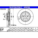 Bremsscheibe | 24.0134-0104.1