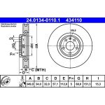 Bremsscheibe | 24.0134-0110.1