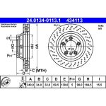 Bremsscheibe | 24.0134-0113.1