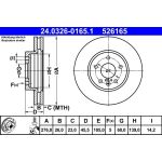 Bremsscheibe | 24.0326-0165.1