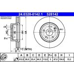 Bremsscheibe | 24.0328-0142.1