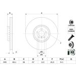 Bremsscheibe | BMW 7,8,X4,X5,X6,X7 15 | 0 986 479 H12