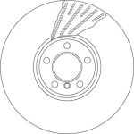 Bremsscheibe Bmw S. 5 08-/7 08-15 Le | DF6622S