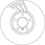 Bremsscheibe Bmw S. 5/6/7 10-Pr | DF6612S