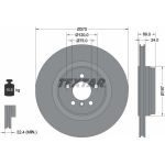 Bremsscheibe Bmw T. 5/7 08-15 | 92270003