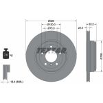 Bremsscheibe Bmw T. E60/E61 | 92122703