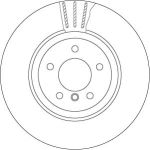 Bremsscheibe Bmw T. E60/E63 04 | DF6624S