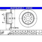 Bremsscheibe Citroen T. Jumper 2.2-3.0 Hdi 06 | 24.0116-0123.1