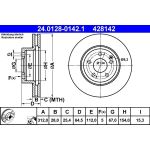 Bremsscheibe Db P. C219/W211/S211 02-10 | 24.0128-0142.1