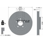 Bremsscheibe Db P. Cls C218 11 | 92277705