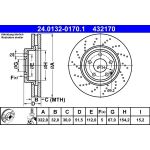 Bremsscheibe Db P. Cls C218/X218 11 | 24.0132-0170.1