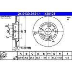 Bremsscheibe Db P. W124/R129 4.2-6.0 91-01 Le | 24.0130-0121.1