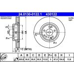 Bremsscheibe Db P. W124/R129 4.2-6.0 91-01 Pr | 24.0130-0122.1