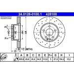 Bremsscheibe Db P. W204/C204/S204 07 | 24.0128-0100.1