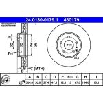 Bremsscheibe Db P. W211/S211 4-Matic 03-09 | 24.0130-0179.1