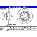 Bremsscheibe Db P. W220 2,8-3,8 98-05 | 24.0128-0125.1