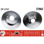 Bremsscheibe Db T. W202/203/W210/W124 93-11 | DF2757