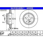 Bremsscheibe Db T. W221/R230 05-13 | 24.0122-0229.1