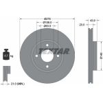 Bremsscheibe Ford P. Fiesta 12-/B-Max | 92252403