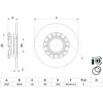 Bremsscheibe | FORD Transit V363 12 | 0 986 479 F62