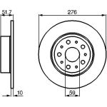 Bremsscheibe HA | ALFA 166,LANCIA 94 | 0 986 478 463