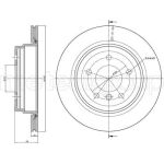 Bremsscheibe HA | BMW E81,E90,X1 05 | 800-871C