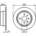 Bremsscheibe HA | CHEVROLET,OPEL | 0 986 478 086