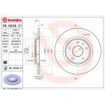 Bremsscheibe HA | CHRYSLER,FIAT,DODGE,LANCIA 07 | 08.N249.21