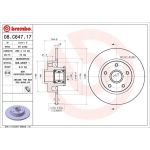 Bremsscheibe HA | FIAT Talento OPEL Vivaro RENAULT Trafic 14 | 08.C647.17