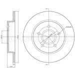 Bremsscheibe HA | FORD Focus,C-Max 03 | 800-688C