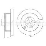 Bremsscheibe HA | HYUNDAI Getz,i20,KIA Rio 05 | 800-931C