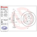 Bremsscheibe HA | HYUNDAI Kona KIA Optima 14 | 08.D221.11