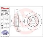 Bremsscheibe HA | MERCEDES Sprinter 18 | 08.D045.11