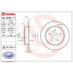 Bremsscheibe HA | TOYOTA C-HR 16 | 08.E033.11