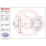 Bremsscheibe HA Xtra | AUDI A1,A3,VW Golf,SEAT,SKODA 96 | 08.7165.1X