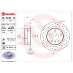 Bremsscheibe HA Xtra | BMW E81,E90 04 | 08.A205.1X