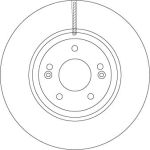 Bremsscheibe | HYUNDAI ix55 06 | DF6545S