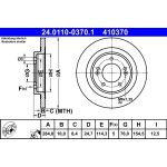 Bremsscheibe Hyundai T. I40 1.6-2.0 Gdi 11 | 24.0110-0370.1