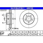 Bremsscheibe Jeep P. Grand Cherokee 2,7-3,1 D/4,0-4,7 4X4 99-05 | 24.0126-0130.1