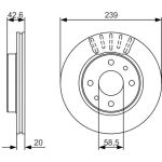 Bremsscheibe | LADA,BOGDAN | 0 986 479 082