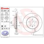 Bremsscheibe Leightweight HA | Land Rover | 09.D551.23