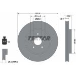 Bremsscheibe Lexus P.Rx 04 | 92171503