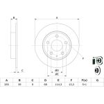 Bremsscheibe | MAZDA | 0 986 479 E54