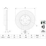 Bremsscheibe | MAZDA 2 14 | 0 986 479 E56