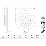 Bremsscheibe | MERCEDES M, GL-Klasse 11 | 0 986 479 F69