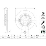 Bremsscheibe | MERCEDES S-Klasse 13 | 0 986 479 H39