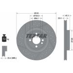 Bremsscheibe Mini P. Cooper 1.6-2.0 06 | 92279105